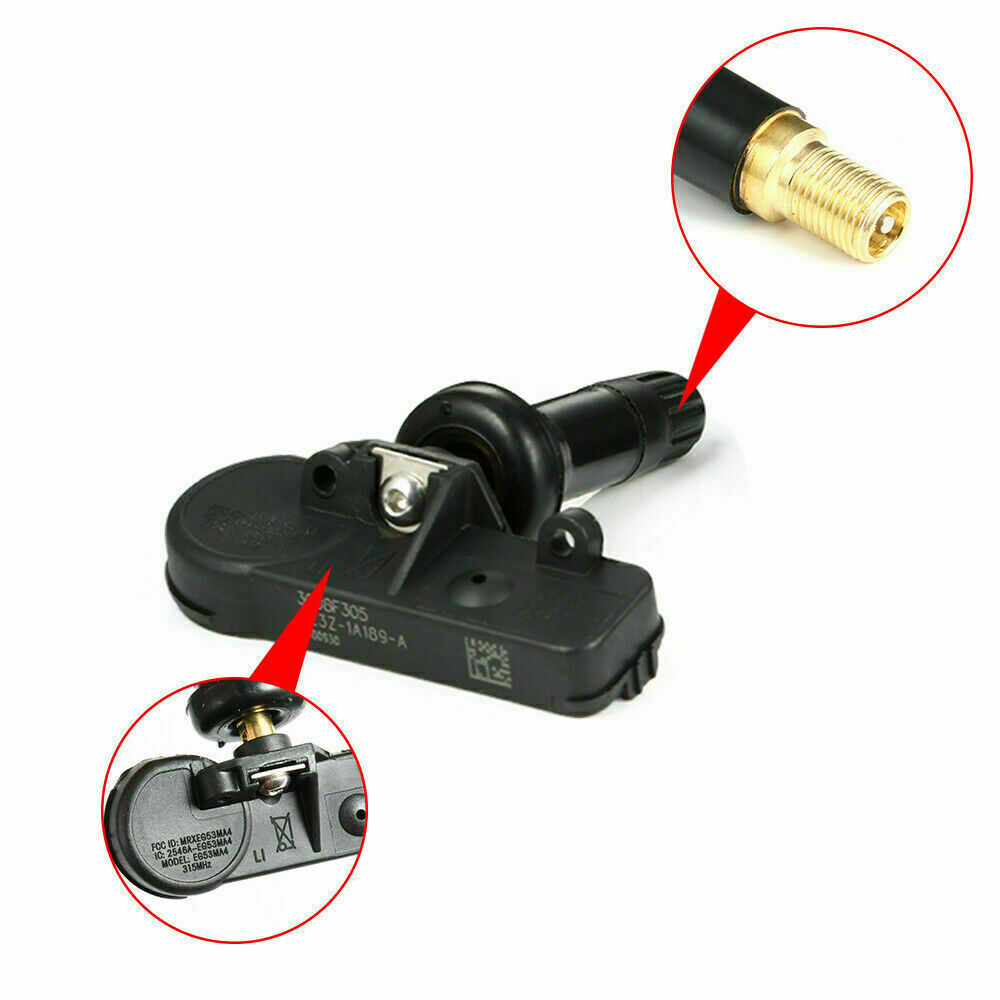 Set of 4 For Ford Motorcraft TPMS Tire Pressure Sensors DE8T1A180AA 9L3T1A180A