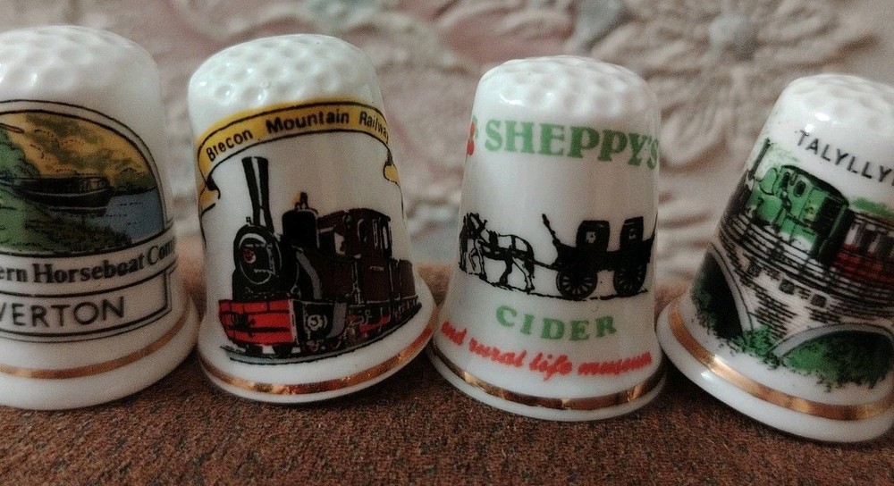 22 Assorted Birchcroft China Thimbles