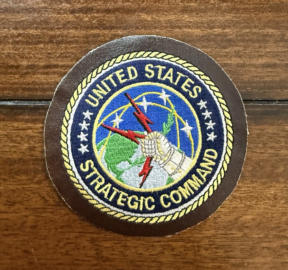 USSTRATCOM, Strategic Command, Leather Jacket Patch, Flight Jacket Insignia
