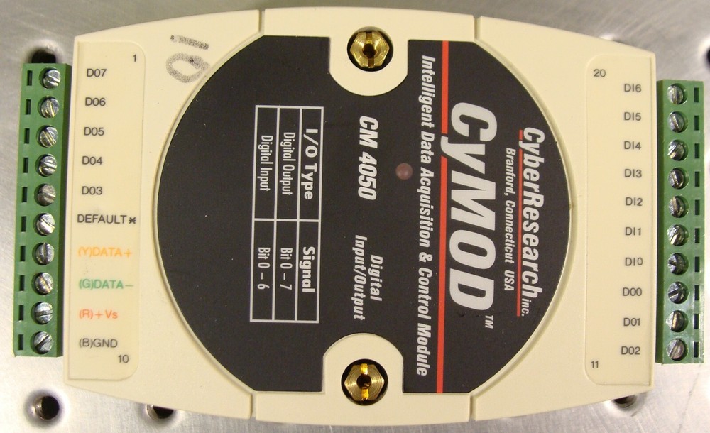 Cyber Research CM-4050 CyMOD 8ch DIGITAL INPUT / OUTPUT MODULE Data Acquisition