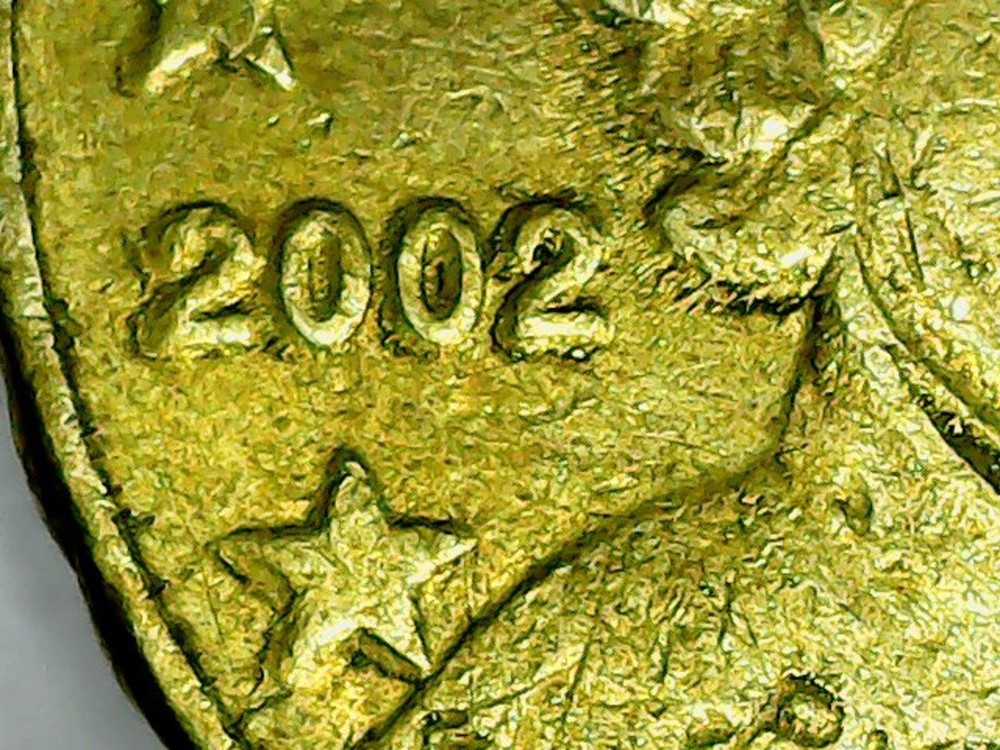10 Euro Cent ERROR Coin 2002 Greece Die **Error** Unique !!