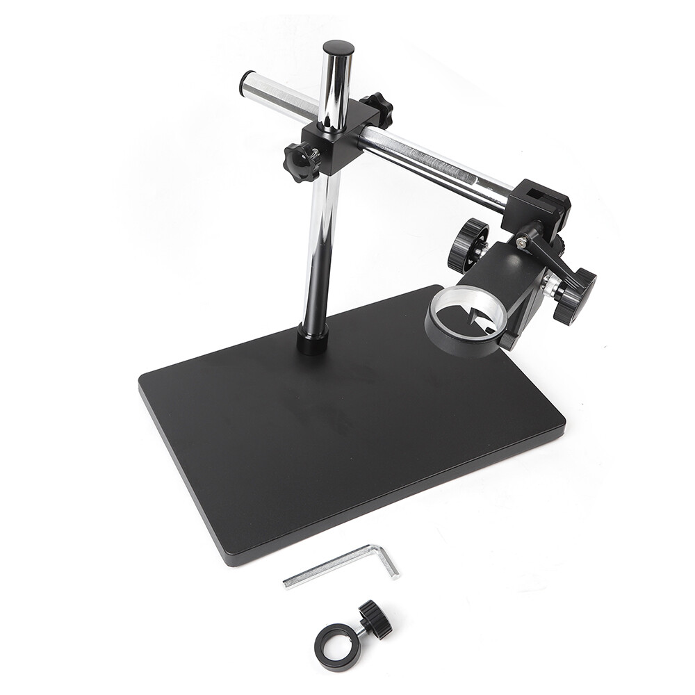 Microscope Camera Adjustable Boom Large Stereo Arm Table Stand Holder 10-265mm