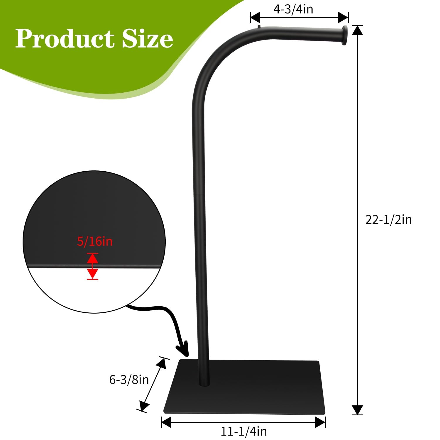 Toilet Paper Holder Stand, Free Standing Toilet Paper Holder with Weighted Ba...
