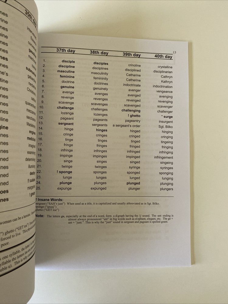 Sequential Spelling 5, Wave 3 Learning, Spelling Book