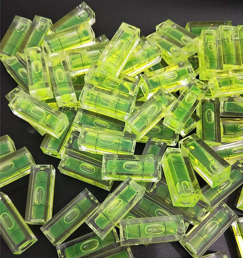 6pcs Small Bubble Level Mini Square Bubble Spirit Levels Leveling Tools New