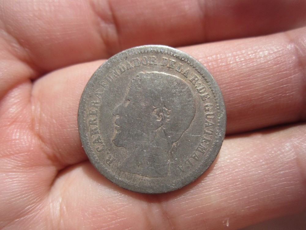 1866 GUATEMALA 2 REAL