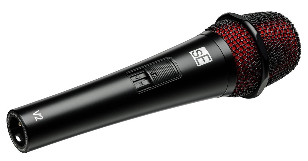 Se Electronics V2 SWITCH XLR Dynamic Handheld Microphone w/XLR to XLR Cable