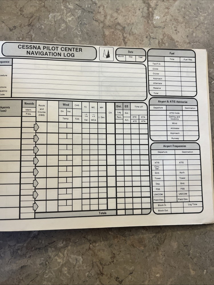 1978 Cessna Private Pilot Workbook