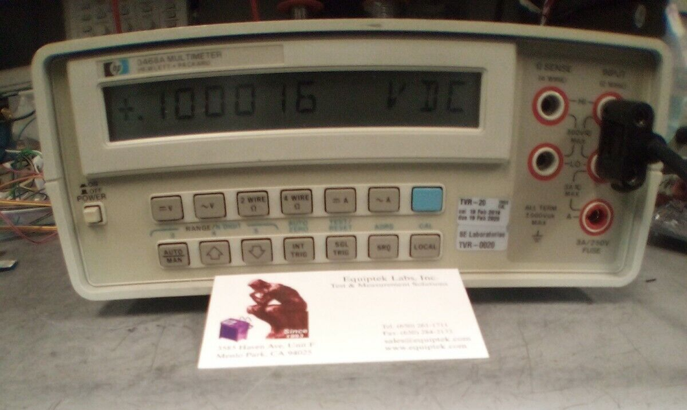 HP 3468A Multimeter CALIBRATED! Excellent Condition