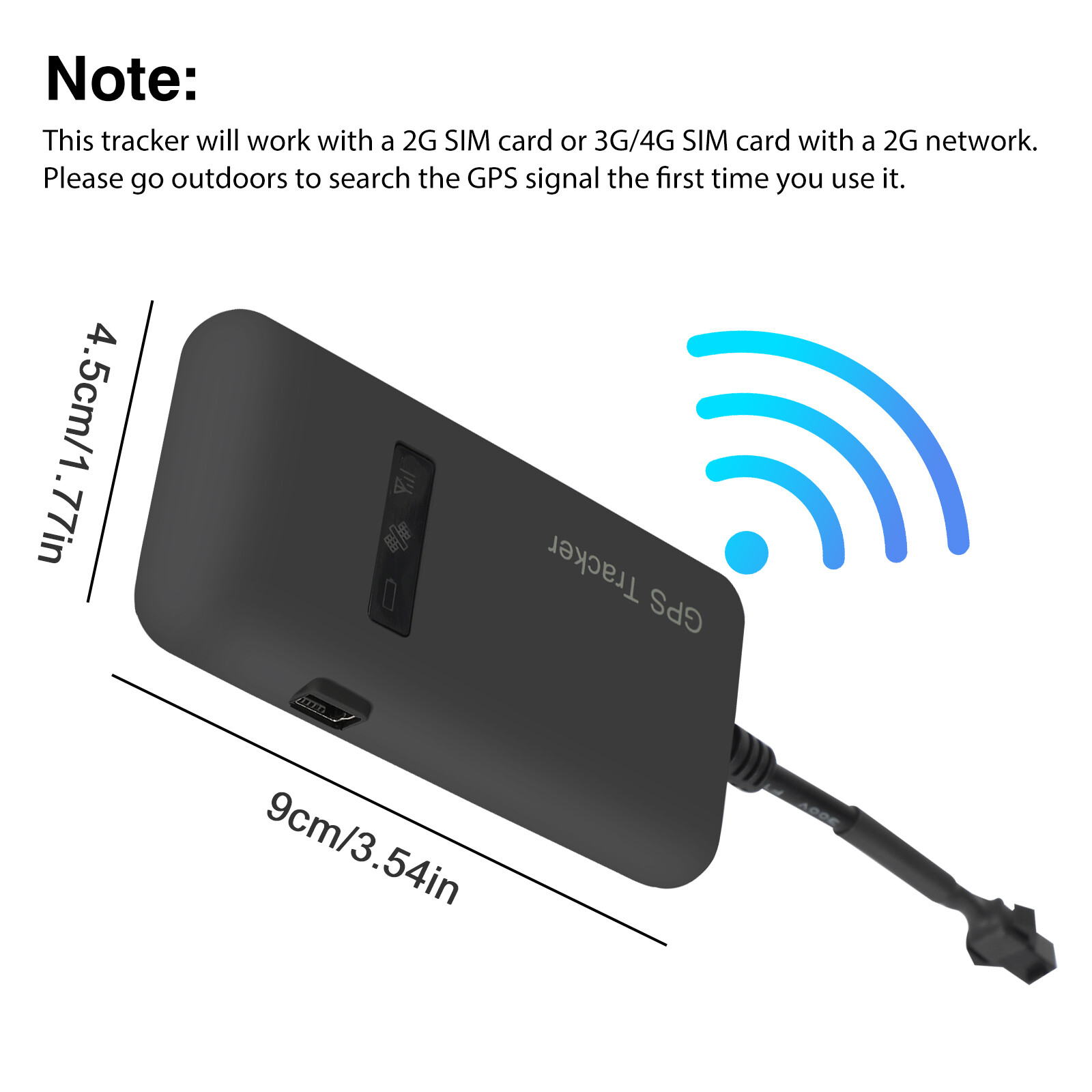 Real-time GPS Tracker Tracking Locator Device GPRS GSM Car/Motorcycle Anti Theft