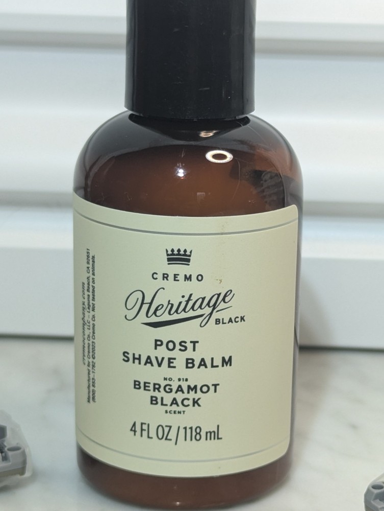 ✨🖤 𝓟𝓻𝓮𝓶𝓲𝓾𝓶 𝓒𝓻𝓮𝓶𝓸 𝓗𝓮𝓻𝓲𝓽𝓪𝓰𝓮 𝓑𝓵𝓪𝓬𝓴 Shave Set 🪒💧