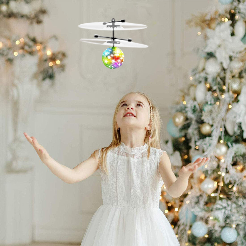 Toys for Boys Flying Ball LED 3 4 5 6 7 8 9 10 11 Year Old Kids Birthday Gifts