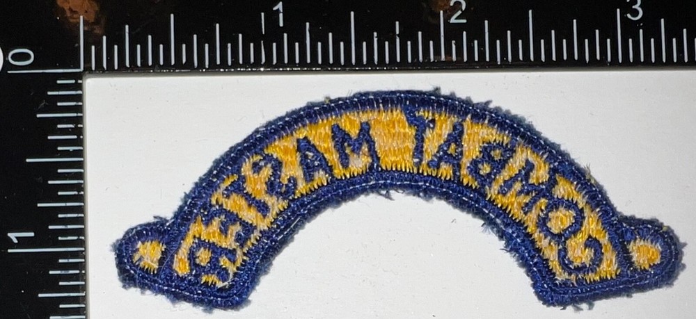 Cold War USAF US Air Force SAC Combat Master Arc Scroll SMALL Patch