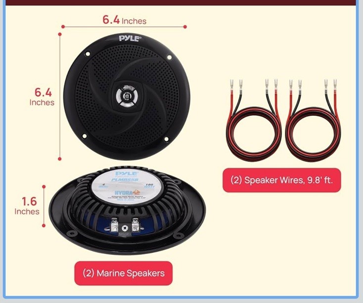 Pyle Waterproof Speakers
