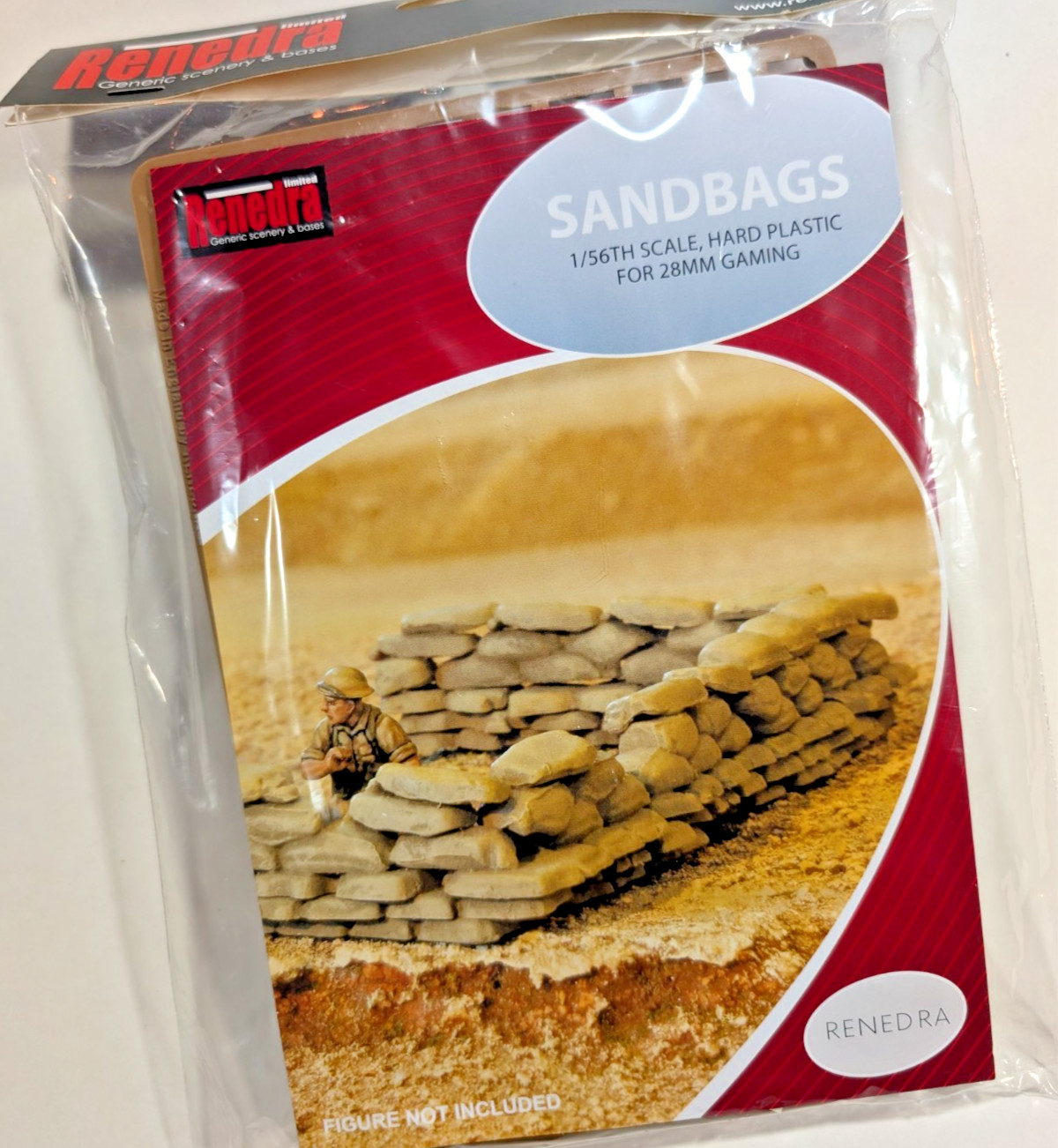 Renedra Plastics - SANDBAGS for 28mm Historical WW1 & WWII Wargames