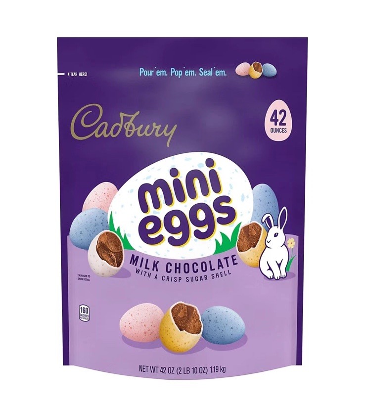 Cadbury Mini Eggs Easter Candy, 42 oz.