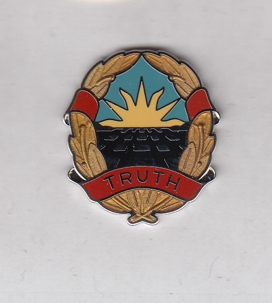 US Army Operational Test Evaluation Command TEXCOM Airborne crest DUI badge V-21