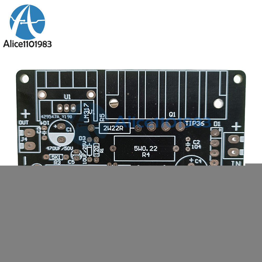 AC-DC LM317 Power Supply Regulator Module Adjustable Voltage with Volt Display