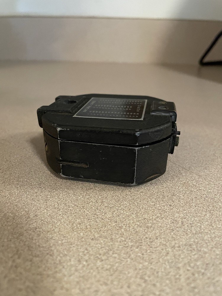 Vintage Compass With Hard Leather Case