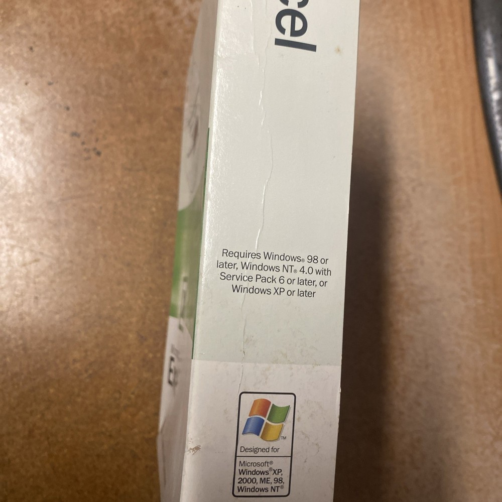 Microsoft Excel 2002 for Windows '98, 2000 Pro, NT Workstation 4.0