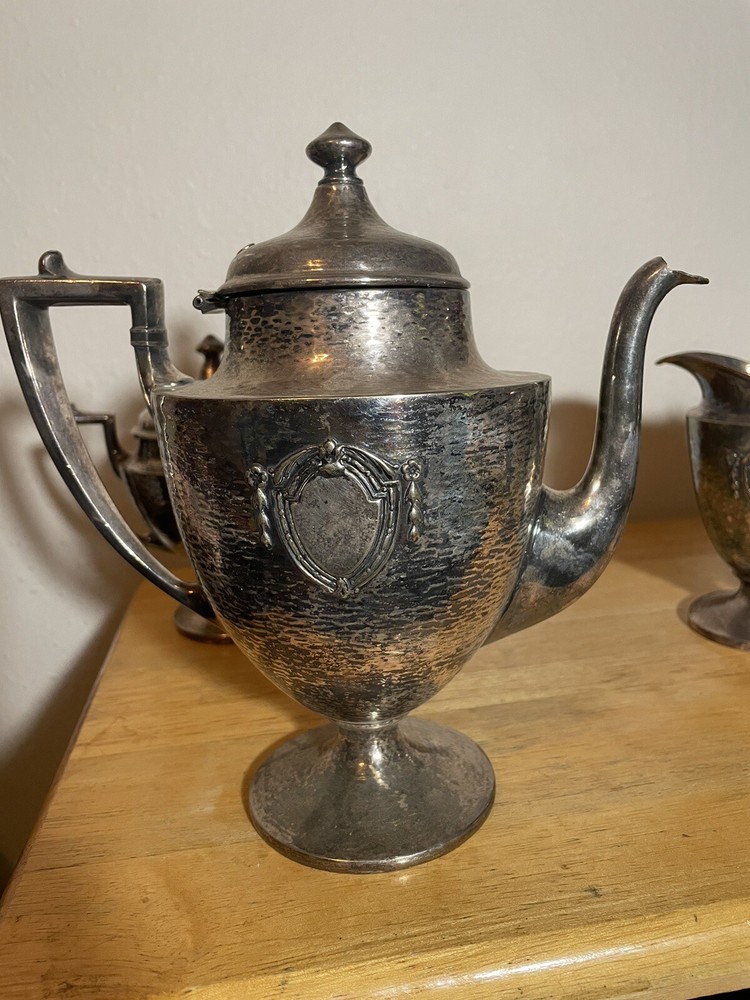 Sheffield Silver plate Teapot 4 Pieces