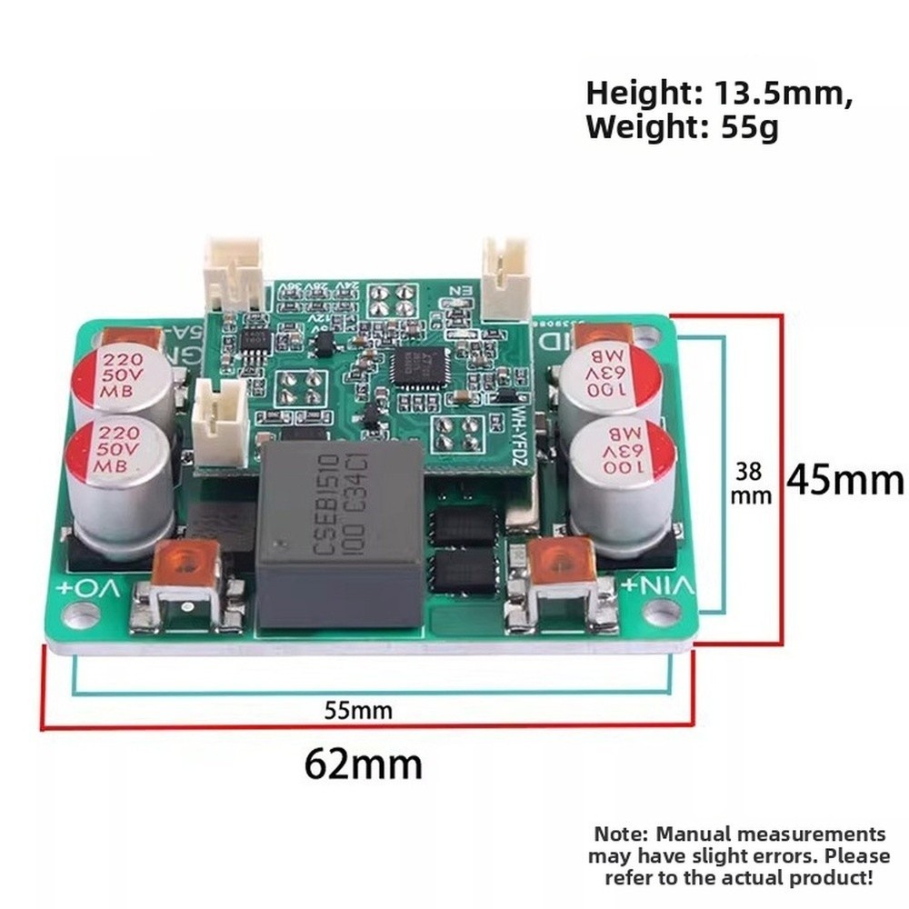Adjustable Step Down Power Module 200W 97% Efficient 12V-56V In 5V-42V Out