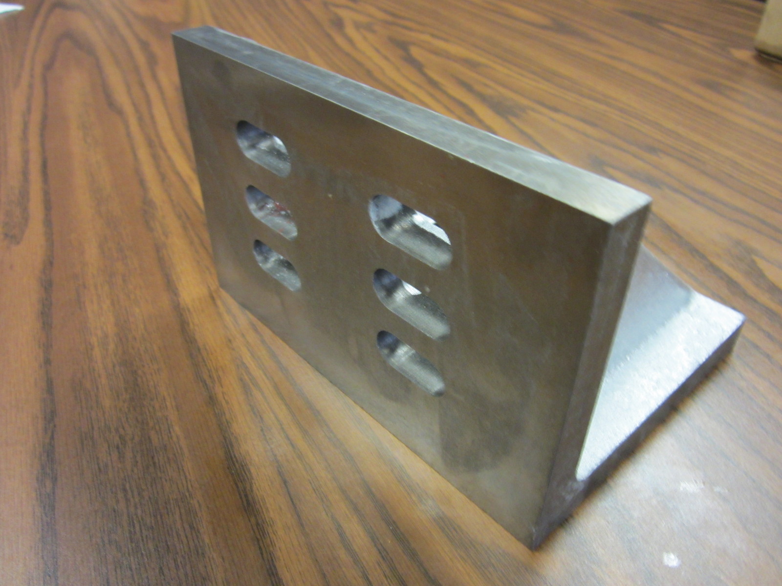 Slotted Angle Plate webbed End 8x6x5" high tensil cast iron accurate ground-new