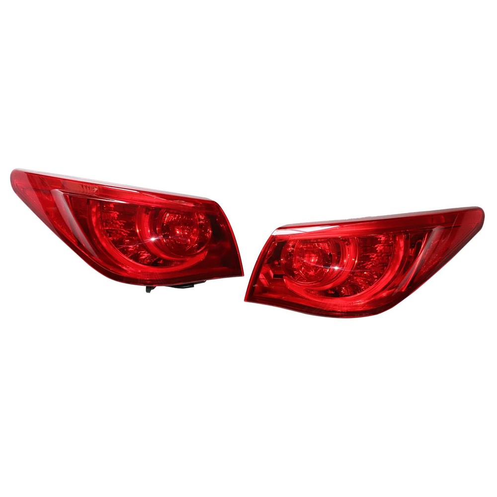 Outer Tail Lights LED for Q50 Q50s 2014-2017 Pair