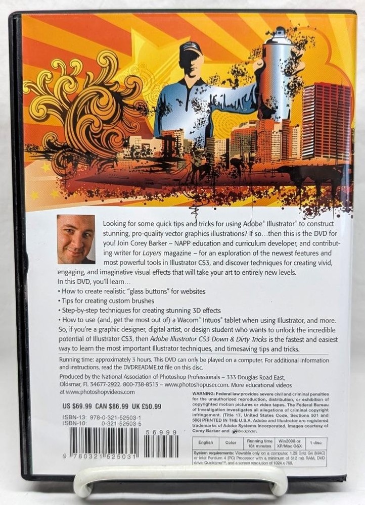 Adobe Illustrator CS3 Down & Dirty Tricks w/ Corey Barker (DVD-ROM) Complete