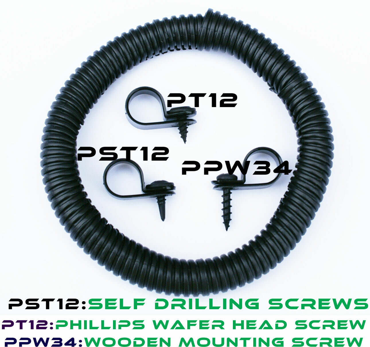 (500) PHILLIPS PAN HEAD COARSE SCREWS THREAD SUPER SHARP BLACK PHOSPHATE #8X3/4"