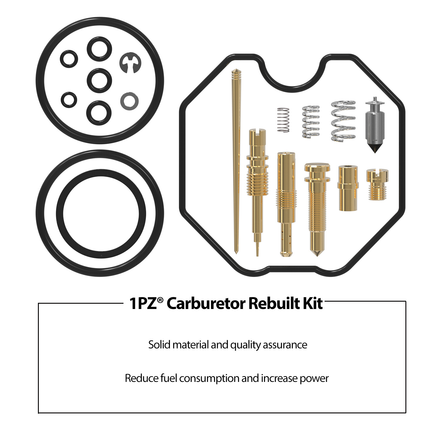 Carburetor Carb Rebuild Kit For FourTrax 200 TRX 200 TRX200 TRX200SX 2x4 1986-97