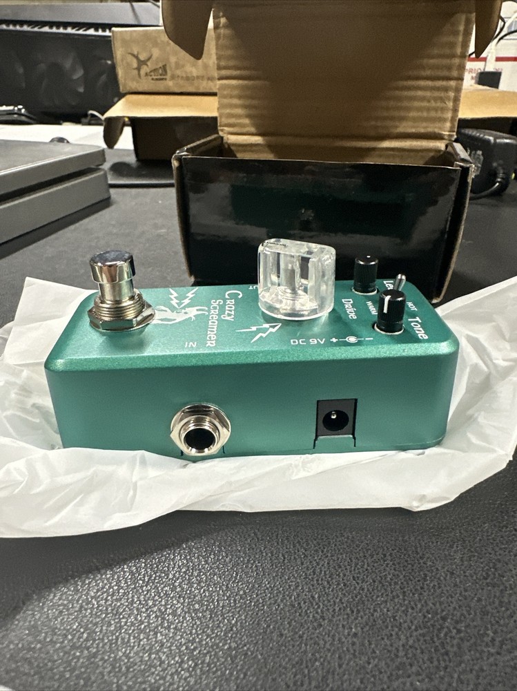 MP-315 Crazy Screamer Classical Overdrive Pedal Effect Hot/Warm Modes True