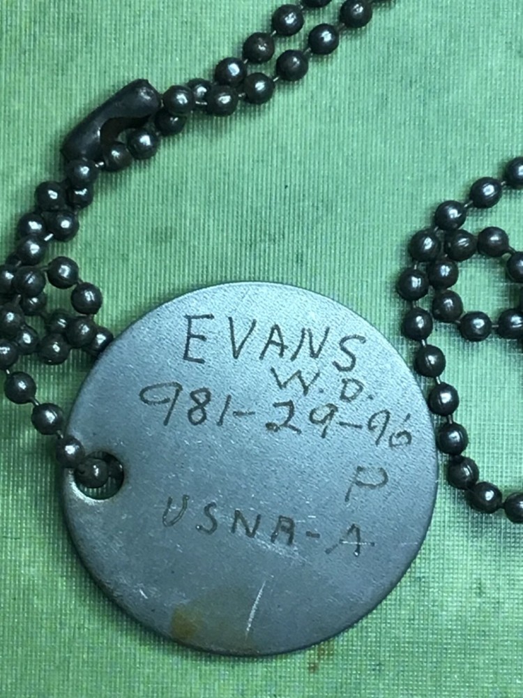 WW2 Veteran USNR Dog Tags