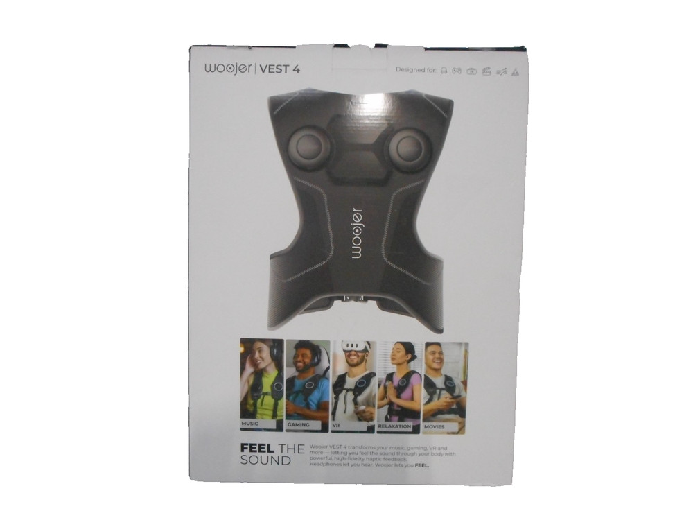 Woojer Vest 4 HD Haptic Vest Open Box