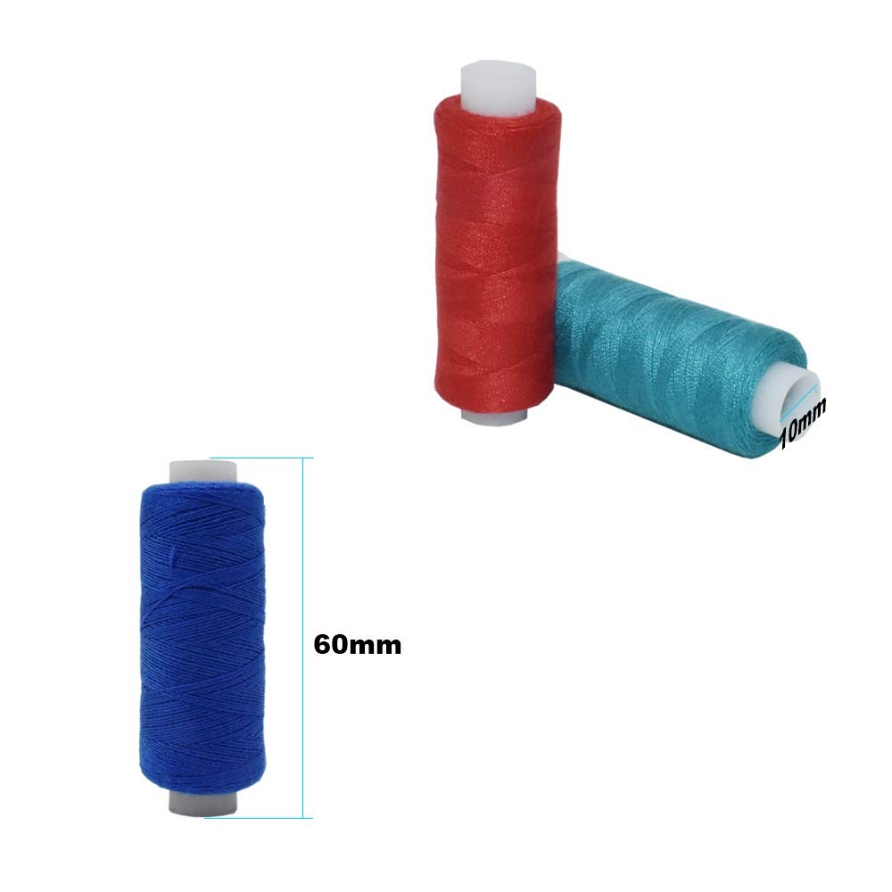 Sewing Threads Kits Polyester 30 Spool 250 Yards Per Spools for Hand Machine ...