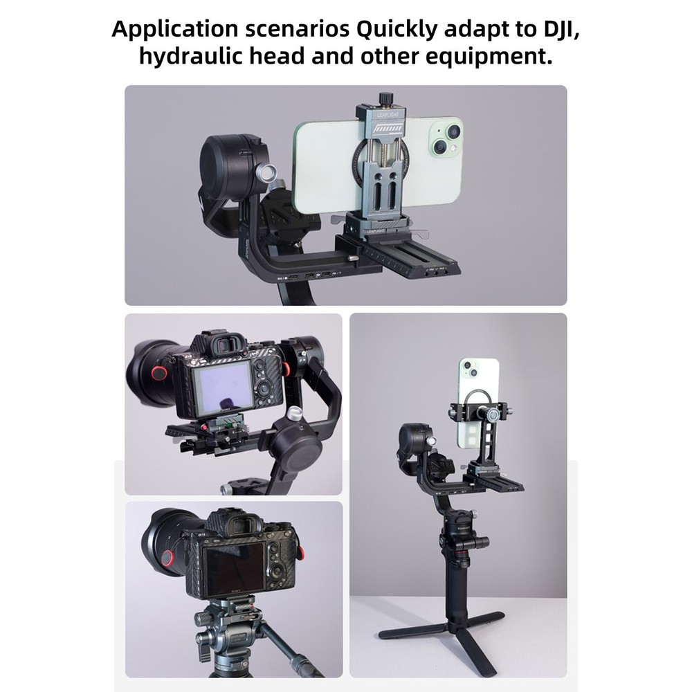 Standard Quick Release Clamp Adapter Plate Mount For Arca Camera Tripod Set US