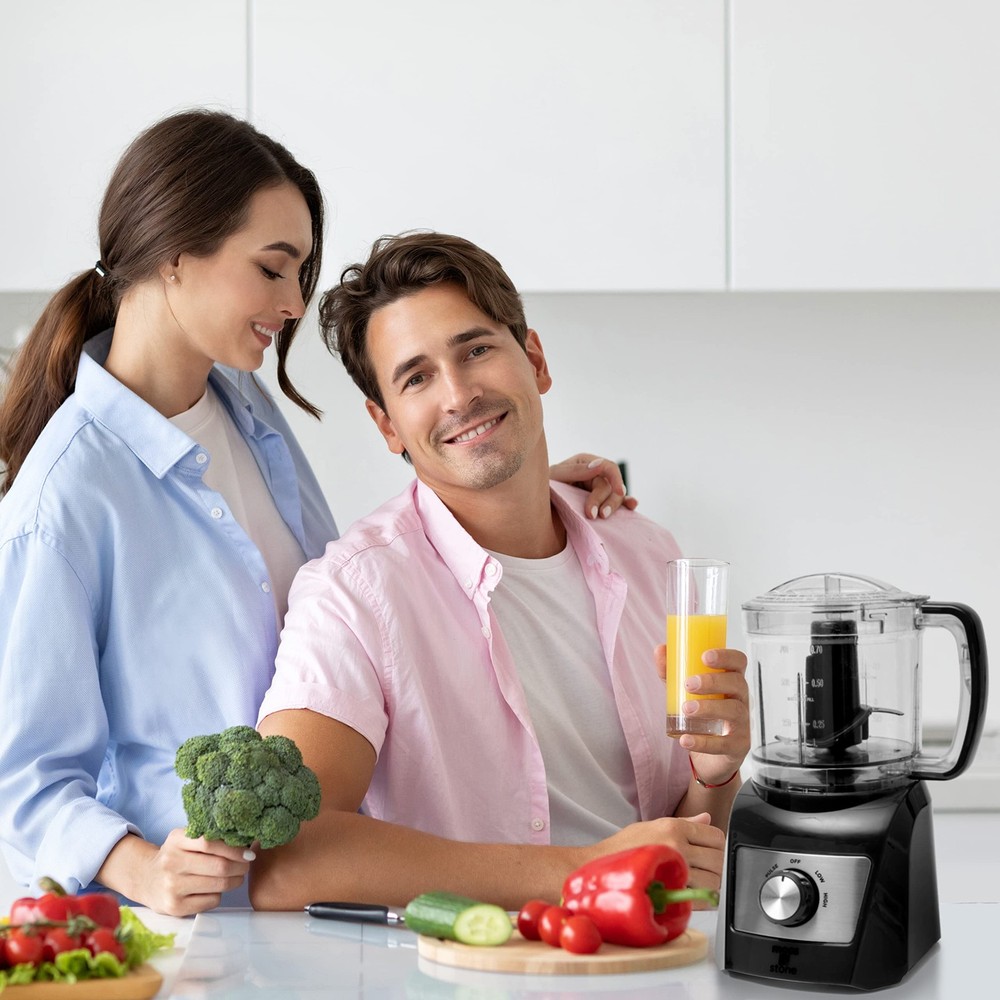 3 Cup Mini Food Processor Strong Vegetable Chopper for Dicing Chopping Mincin...