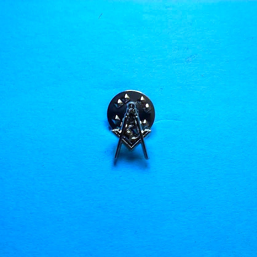 Junior Decon Blue Lodge Small Pin Silver Finish NMS
