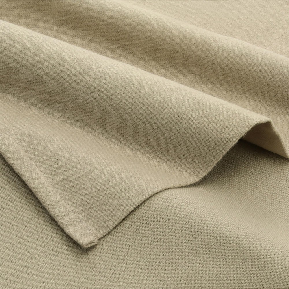 Featherhead 100% Cotton 4PCs Flannel Sheet Set | Double-Brushed for Extra Sof...