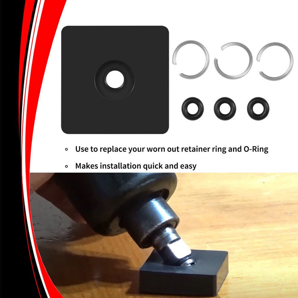 3/8"Impact Wrench Retaining Ring Clip with O-Ring Compatible with Milwaukee Type