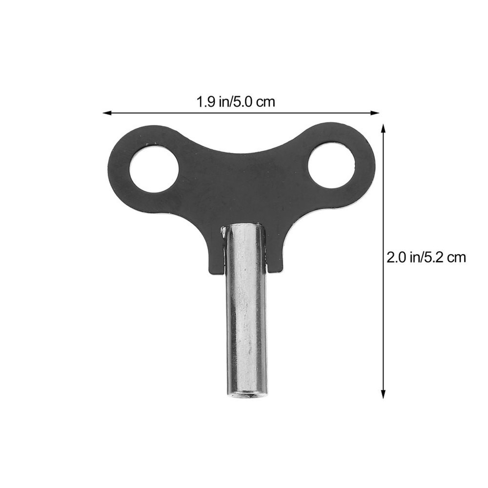 2 Pcs Practical Clock Keys Sturdy Winders Convenient Tools for Floor Clock