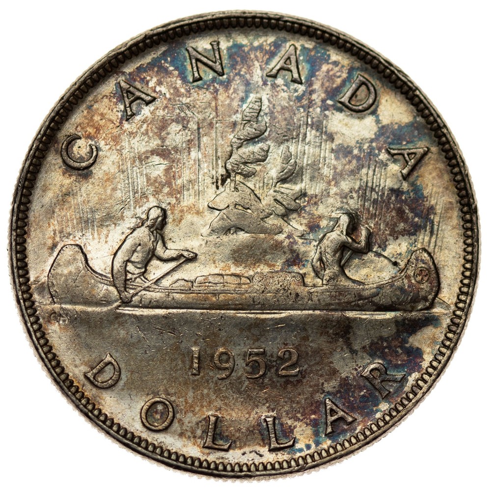Canada - Dollar 1952 - George VI, Silver