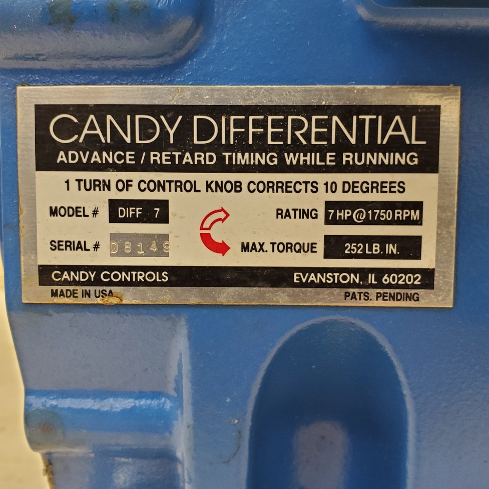 Candy Differential DIFF7 7 HP 1750 RPM Adjustable Advance Retard Synchronizing