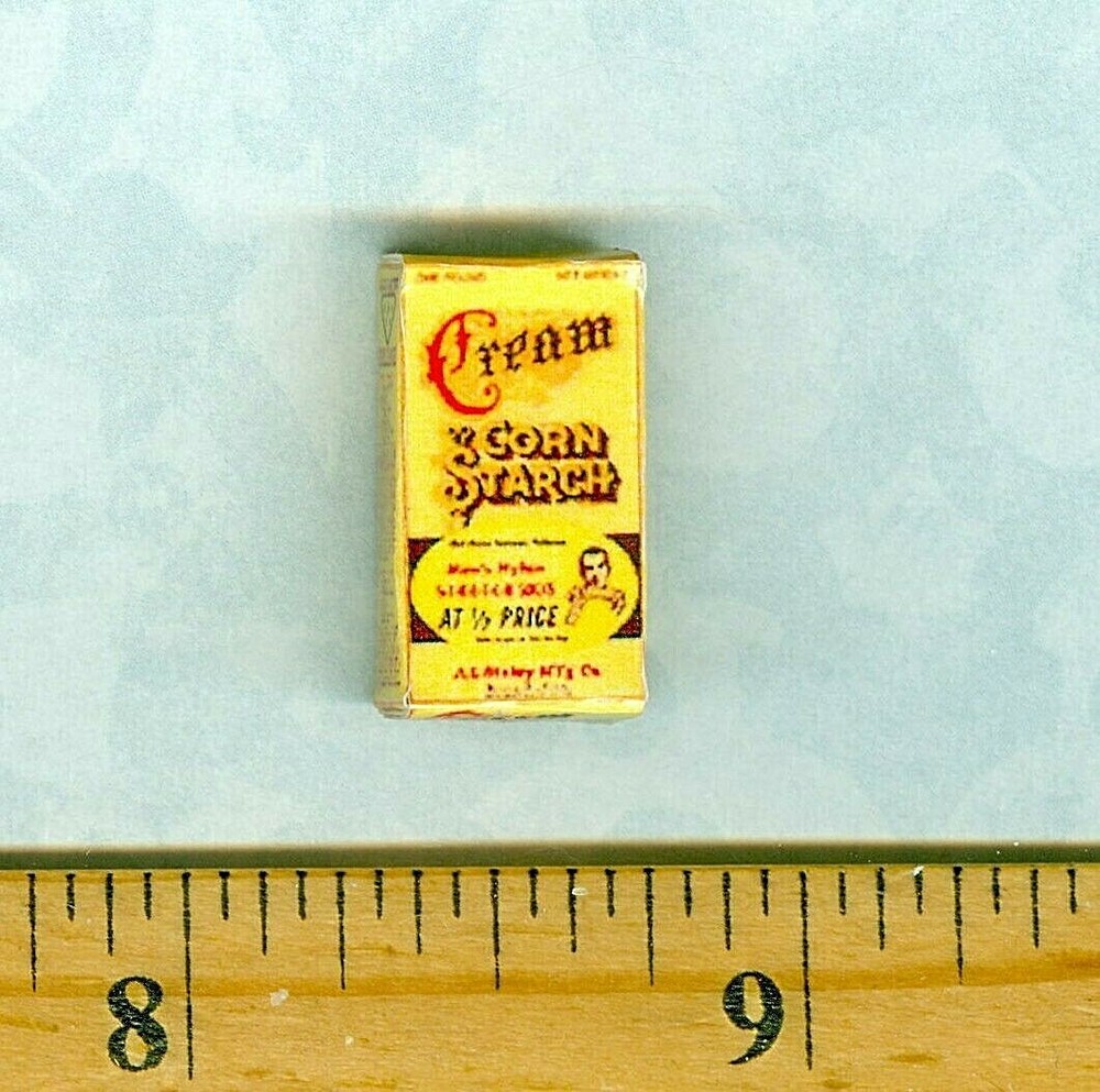 Dollhouse MINIATURE  Size Corn Starch Box