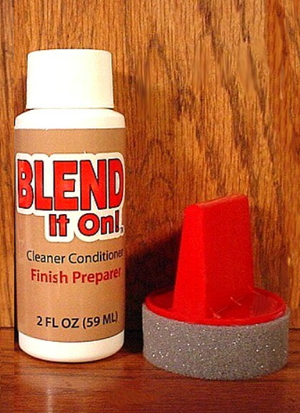 2oz Bend it ON leather Finish Cleaner / Prep ~ 1 Sponges for successful restorer