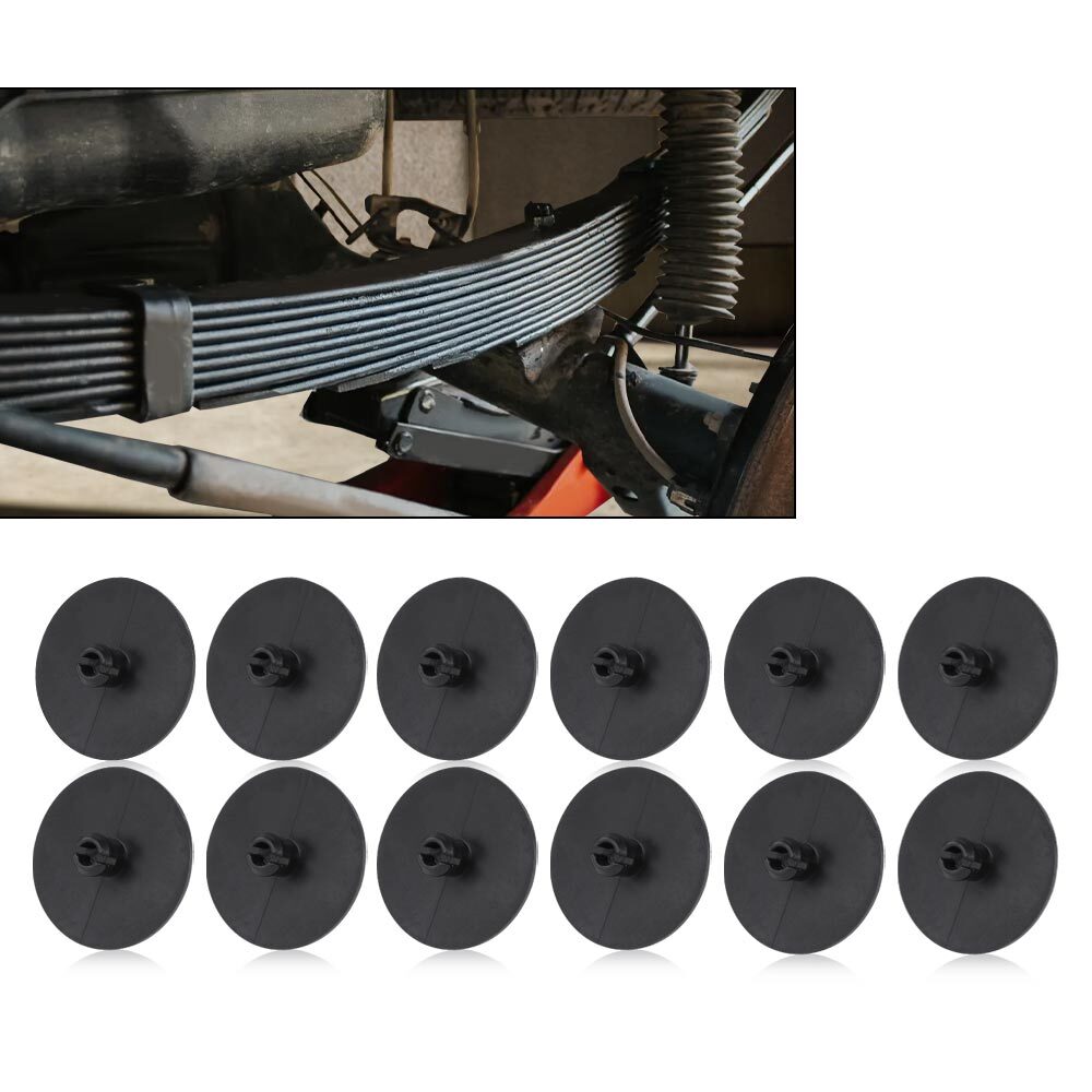 2" Leaf Spring End Tip Pad Anti Squeak Insert Cushion Plastic Silencer