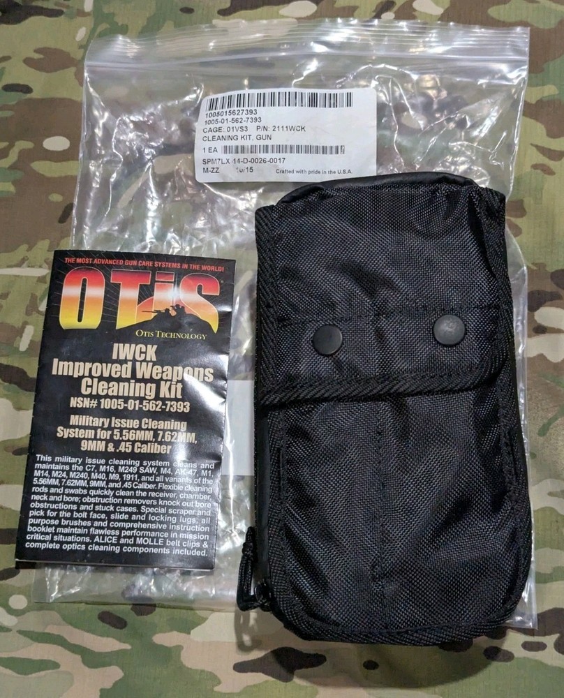 OTIS IMPROVED WEAPONS CLEANING KIT & GERBER MULTI TOOL 5.56, 7.62, 9mm, .45cal