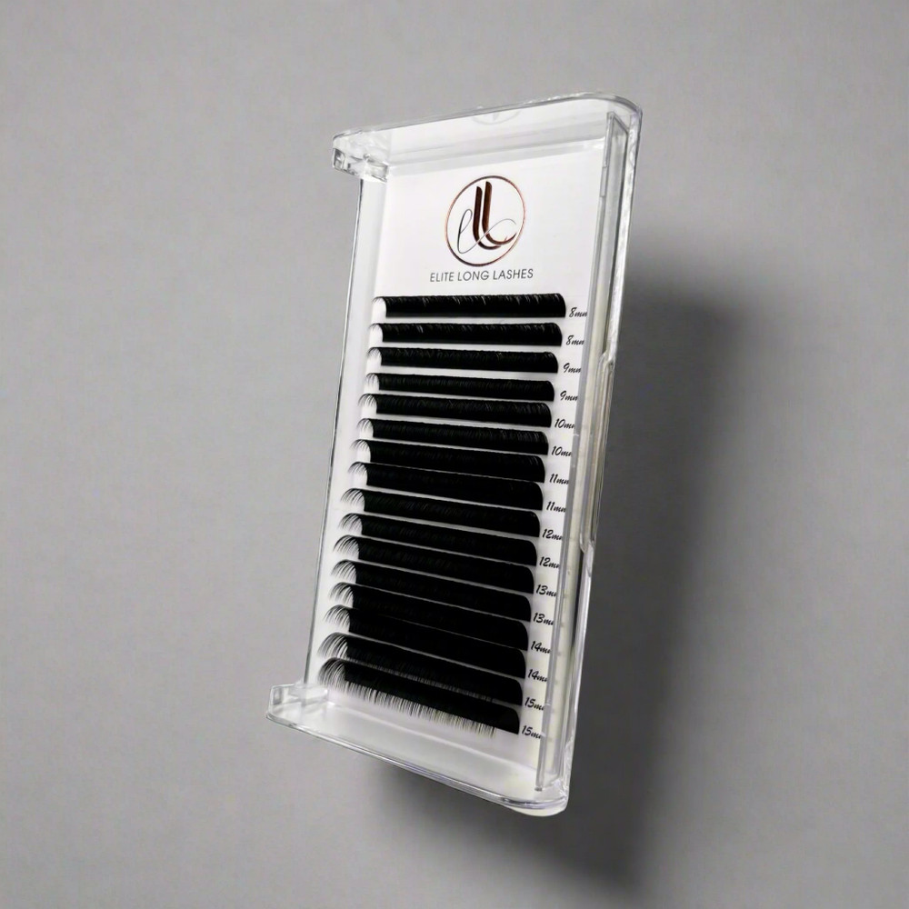 D Curl Cashmere Eyelash Extensions | Multi-Diameter | Matte Black