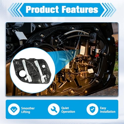 Front Power Window Regulator Right Passenger Side Replacement for Kia Optima