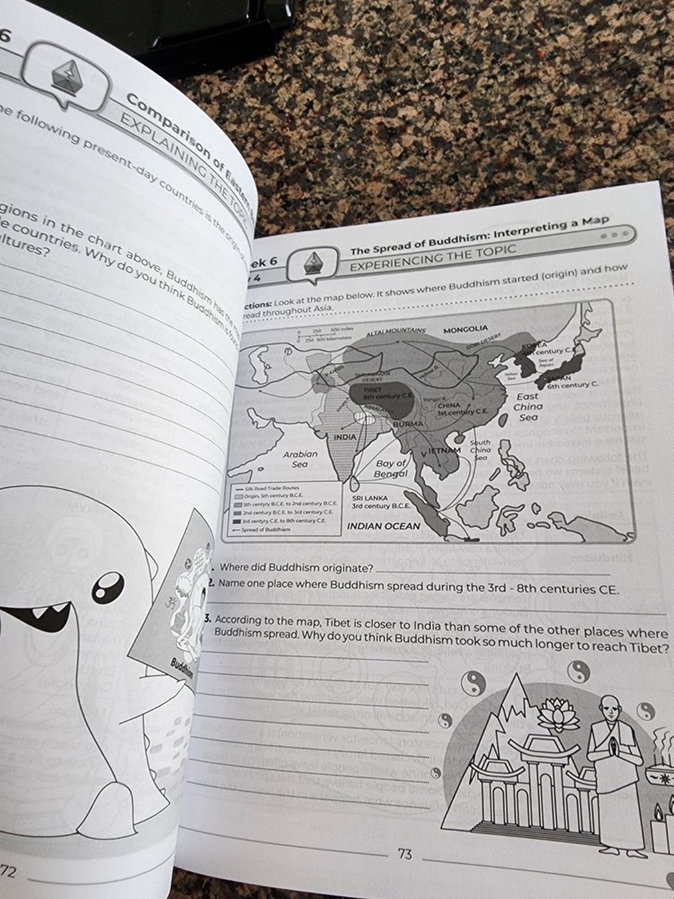 Argo Prep Social Studies Workbook Grade 6